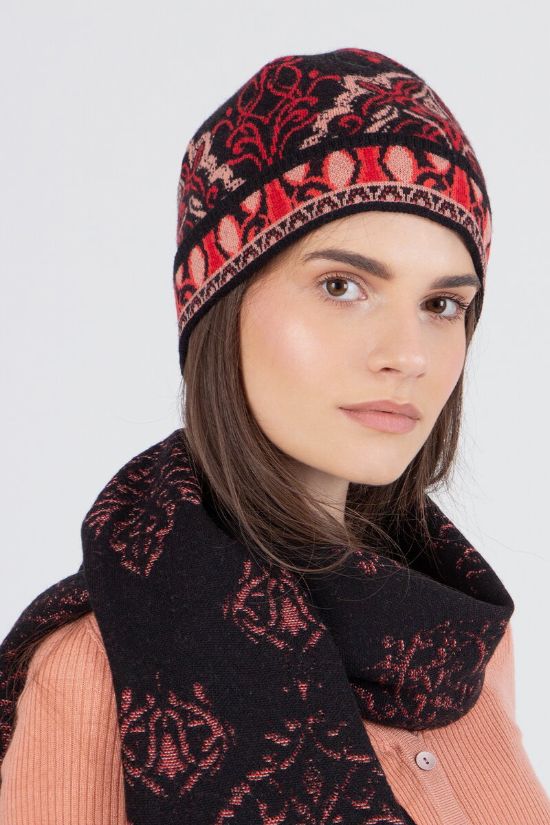 Jacquard-Kappe, Ornament Muster