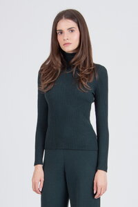 Ribbed Rollneck Pullover