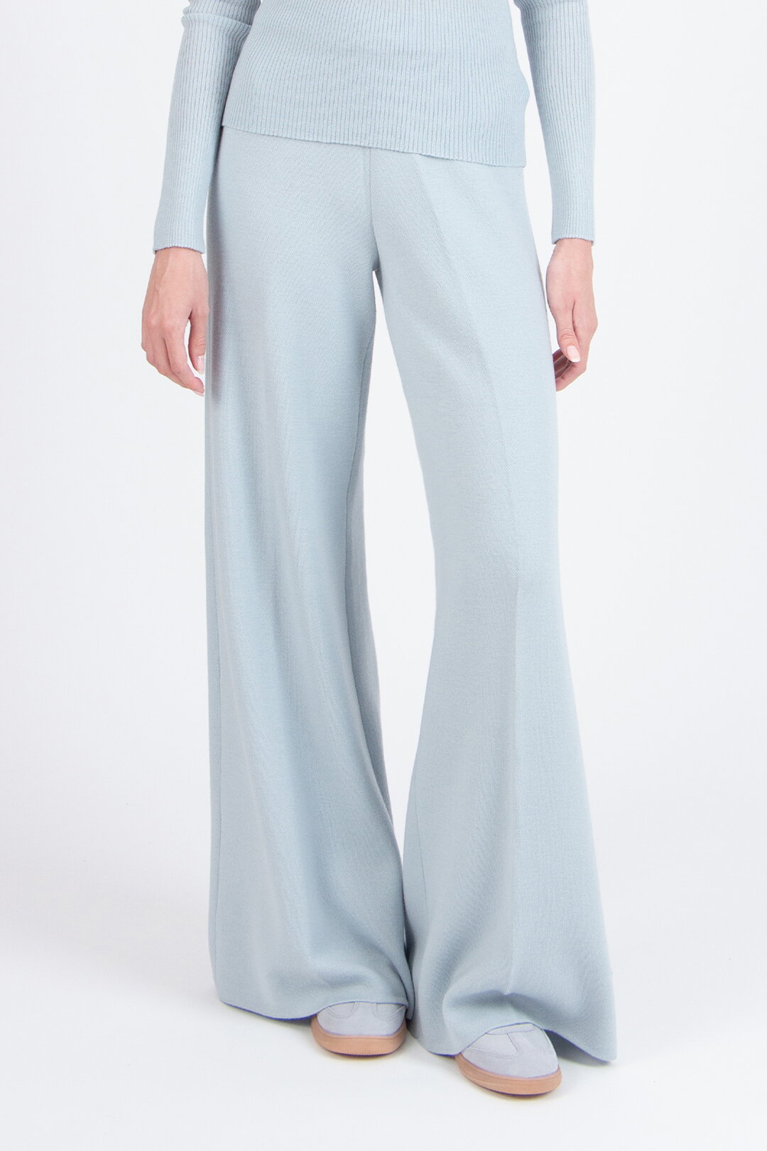 Unifarbene Strickhose
