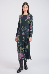 Jacquard-Kleid, Furnishing Florals Muster