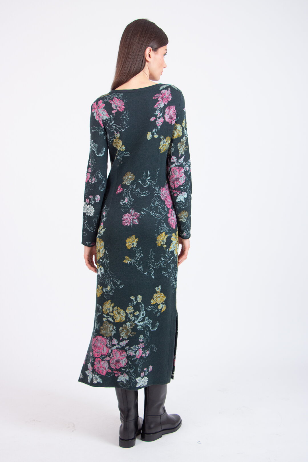 Jacquard-Kleid, Furnishing Florals Muster