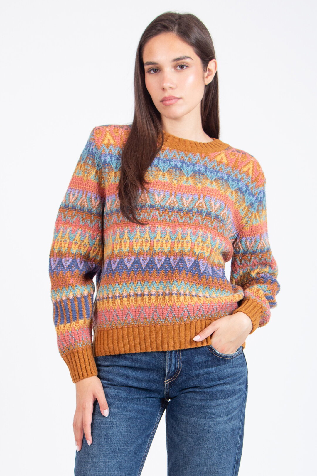 O-Neck Pullover, Re-Dandy Pattern