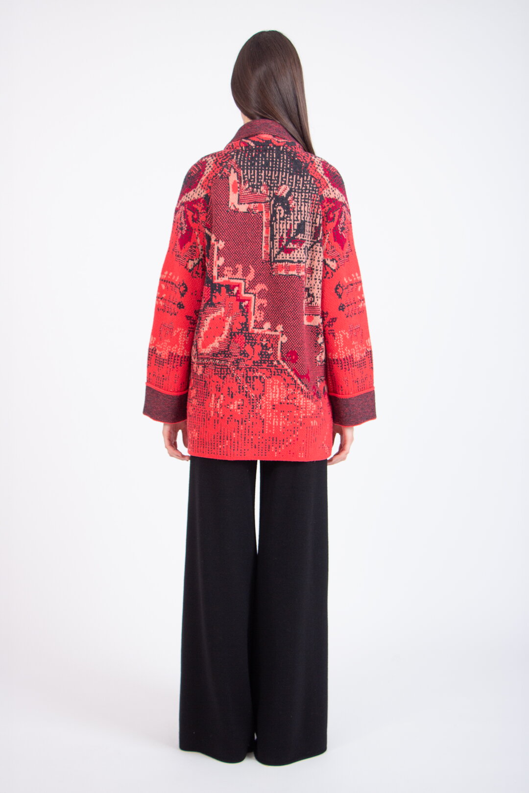 Jacquard-Jacke, Kelim Muster