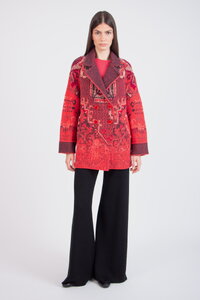 Jacquard-Jacke, Kelim Muster