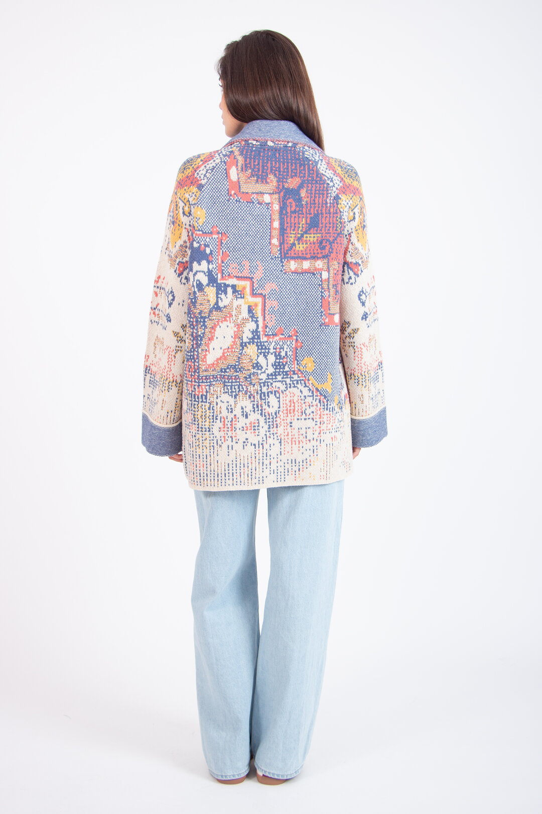 Jacquard-Jacke, Kelim Muster