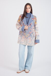 Jacquard-Jacke, Kelim Muster
