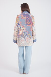 Jacquard-Jacke, Kelim Muster