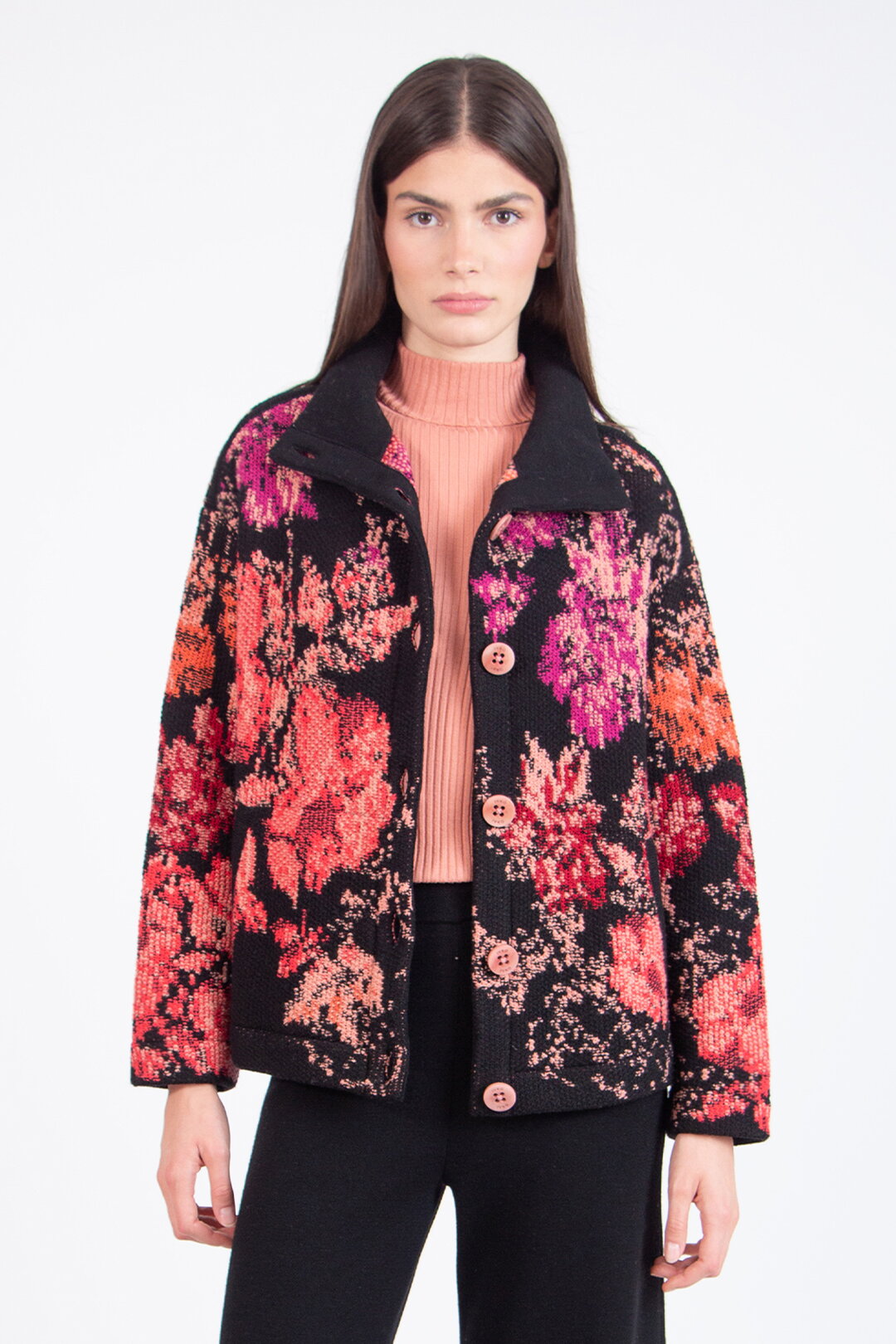 Jakna sa Rol-kragnom, Furnishing Florals Motiv