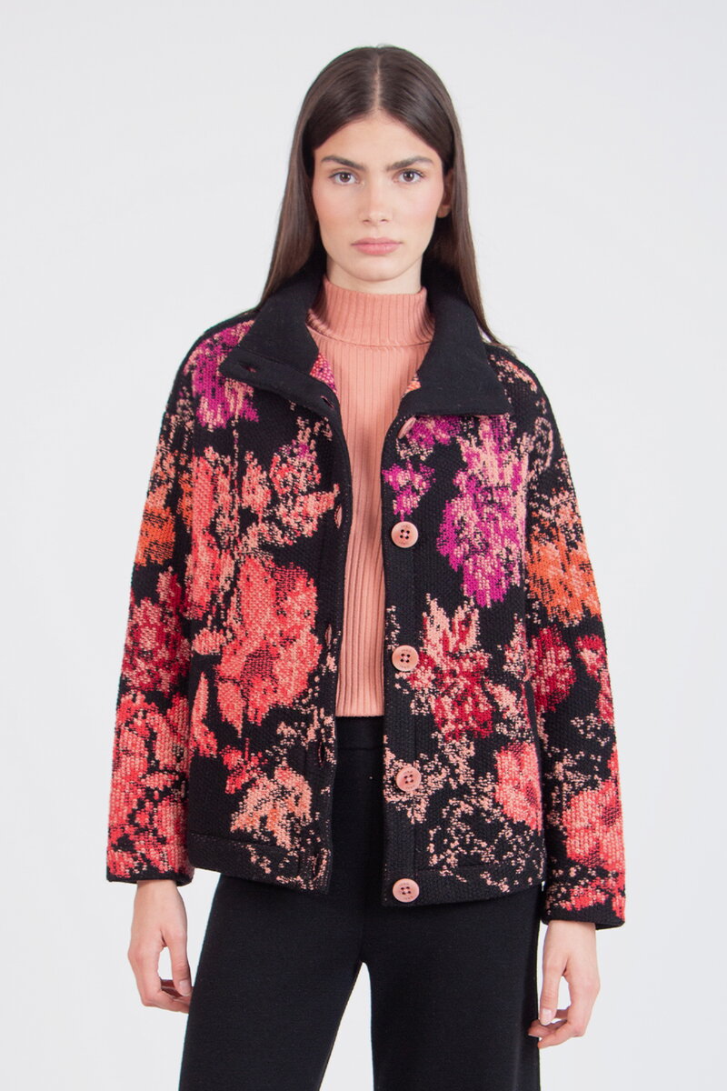 Jakna sa Rol-kragnom, Furnishing Florals Motiv