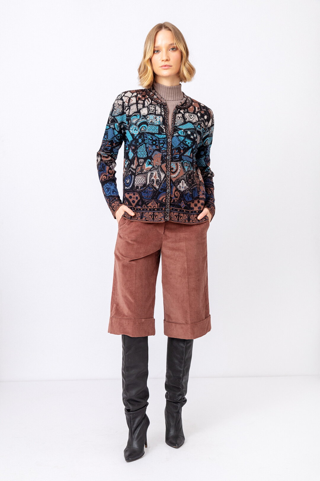 Jacquard Jacket, Trencar Pattern