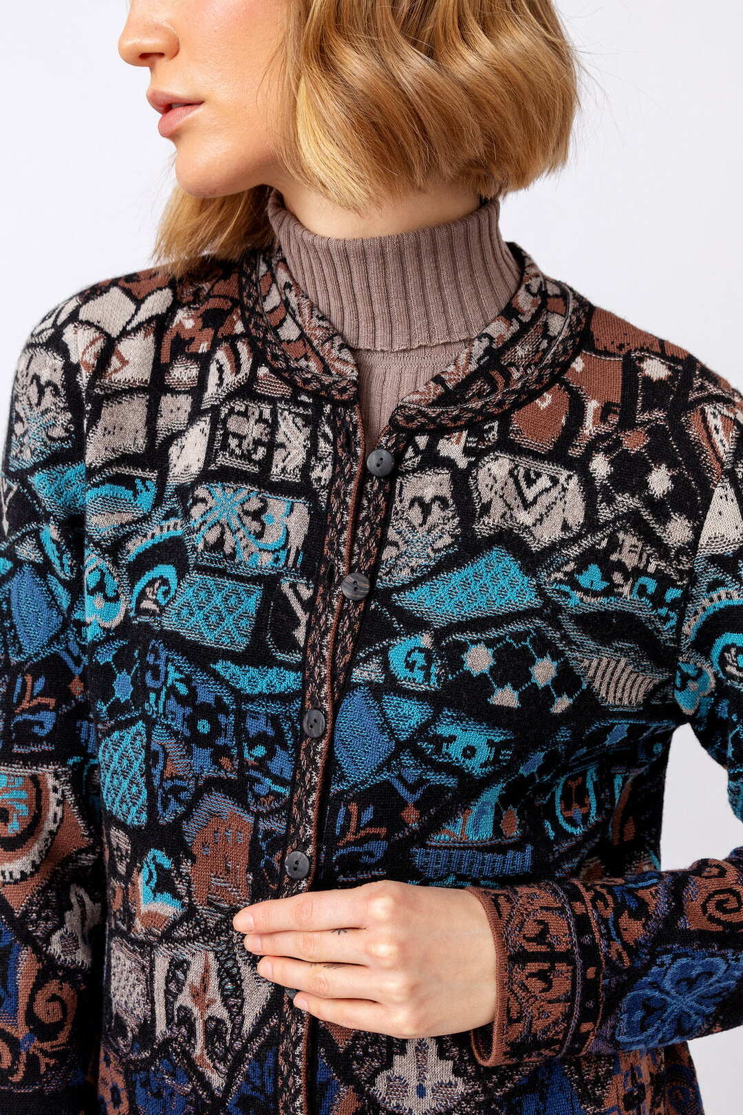 Jacquard Jacket, Trencar Pattern