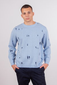 Herrenpullover Snowscape Design