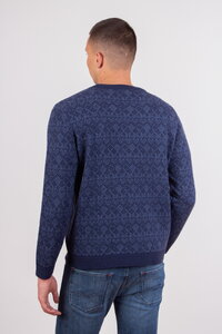 Fair-Isle Ton-in-Ton Herrenpullover