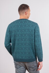 Fair-Isle Ton-in-Ton Herrenpullover