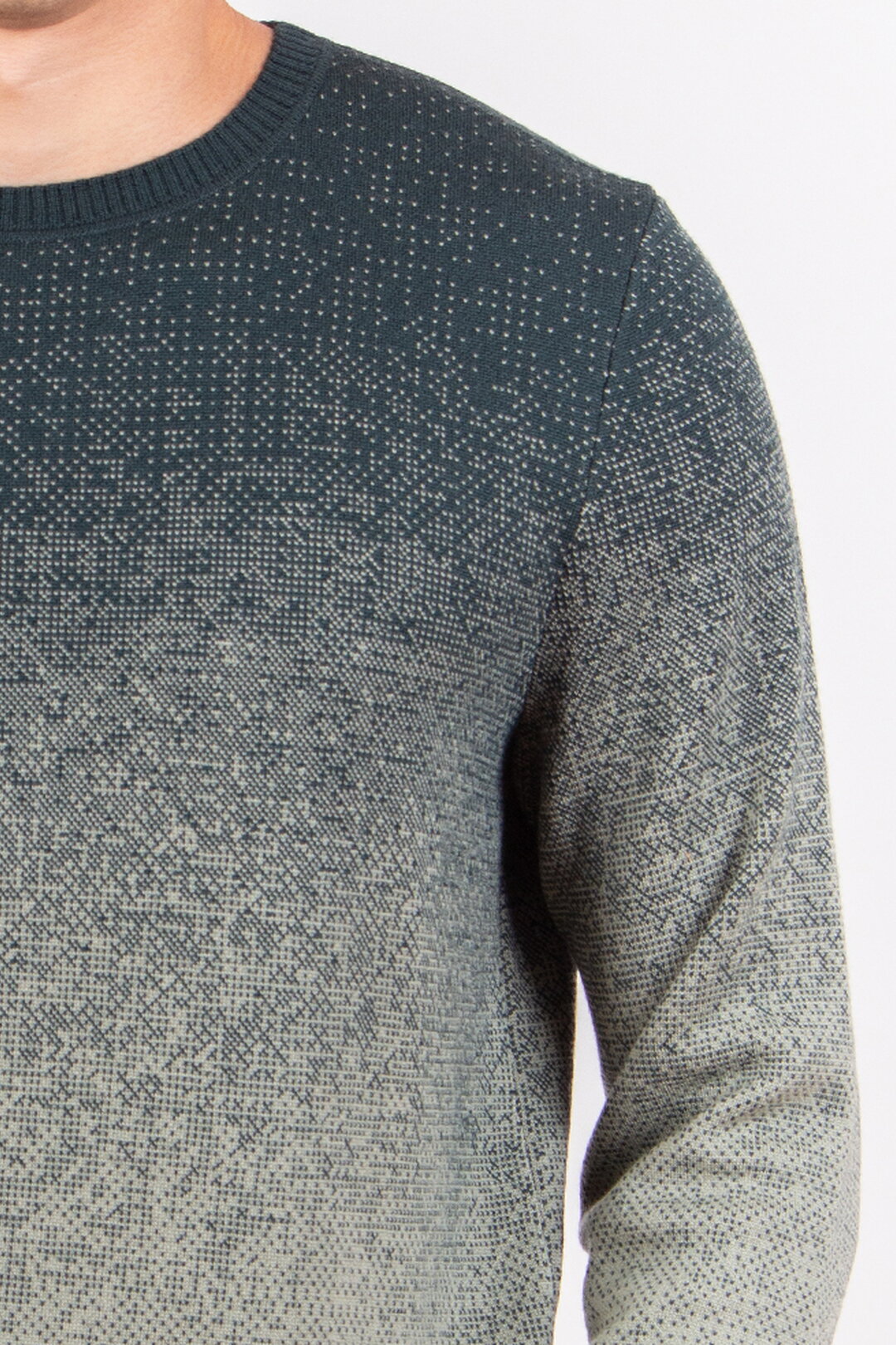 Jacquard-Pullover, Murmurationsmuster
