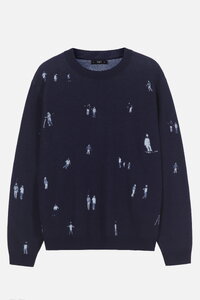 Mans pullover, Snowscape Design