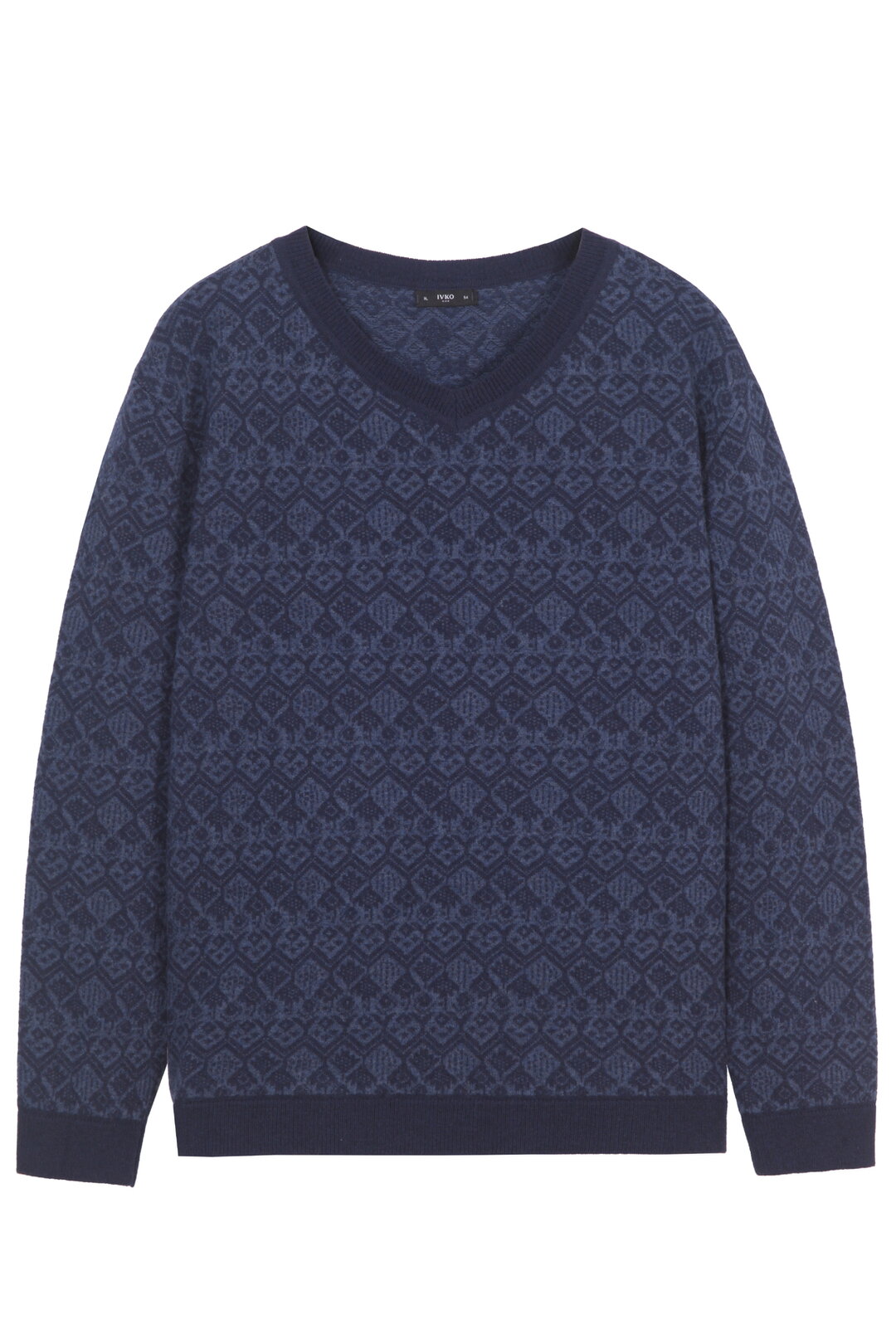 Fair-Isle Ton-in-Ton Herrenpullover