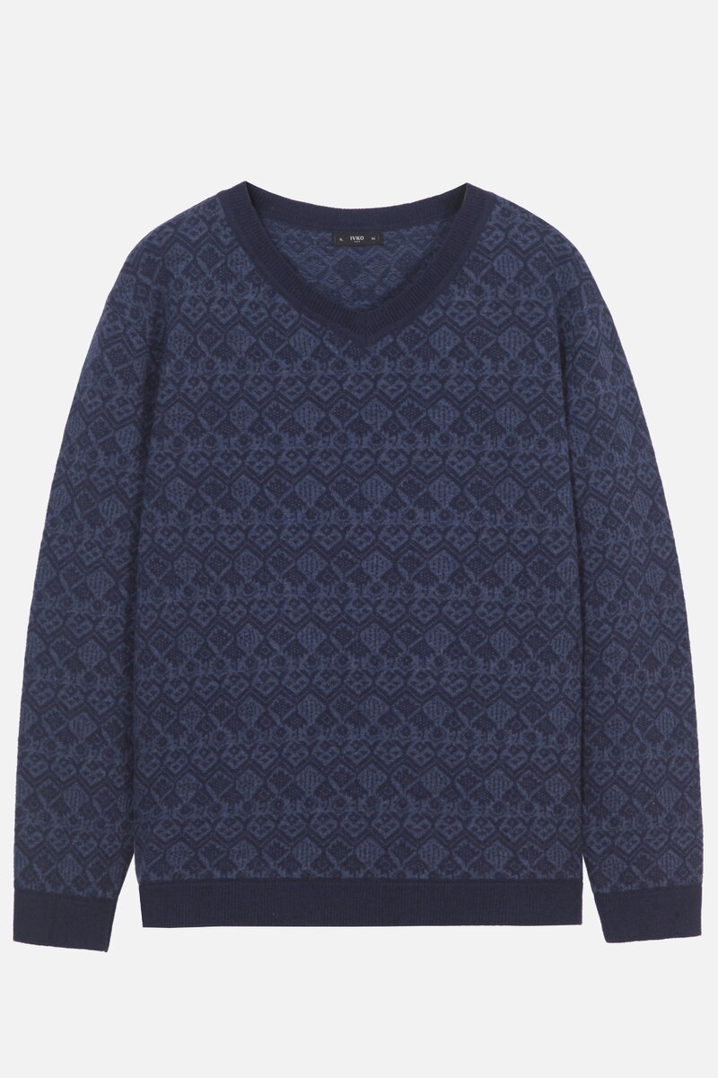 Fair Isle Tone-in-Tone Muški Džemper