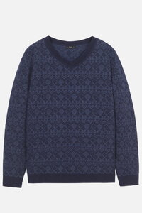 Fair-Isle Ton-in-Ton Herrenpullover