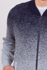 Jacke mit Reißverschluss, Murmurationsmuster