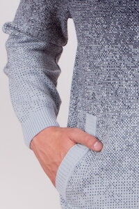 Jacke mit Reißverschluss, Murmurationsmuster