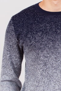 Jacquard-Pullover, Murmurationsmuster