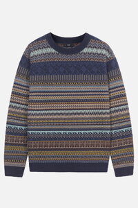 Herrenpullover im Fair-Isle-Muster