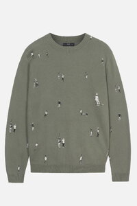 Herrenpullover Snowscape Design