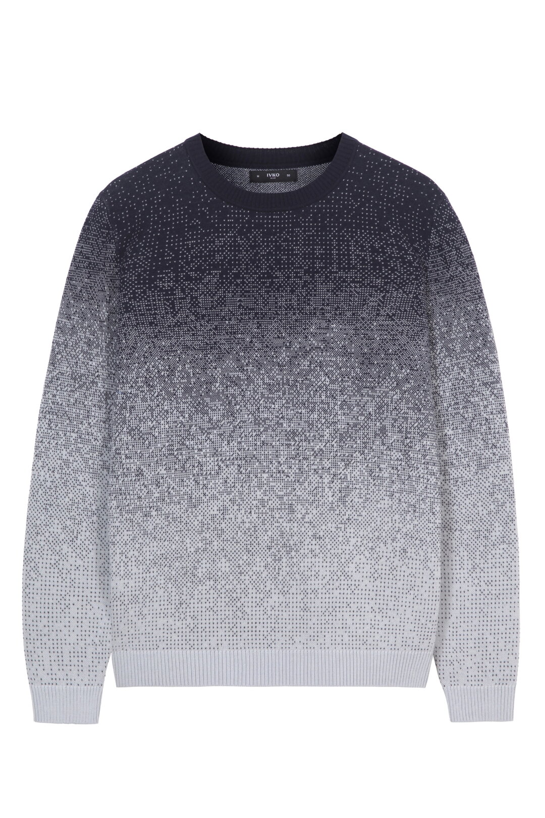 Jacquard-Pullover, Murmurationsmuster