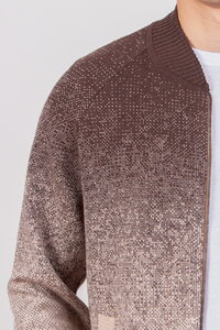 Jacke mit Reißverschluss, Murmurationsmuster