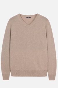 Muški Džemper od mešavine Kašmira sa V-Izrezom