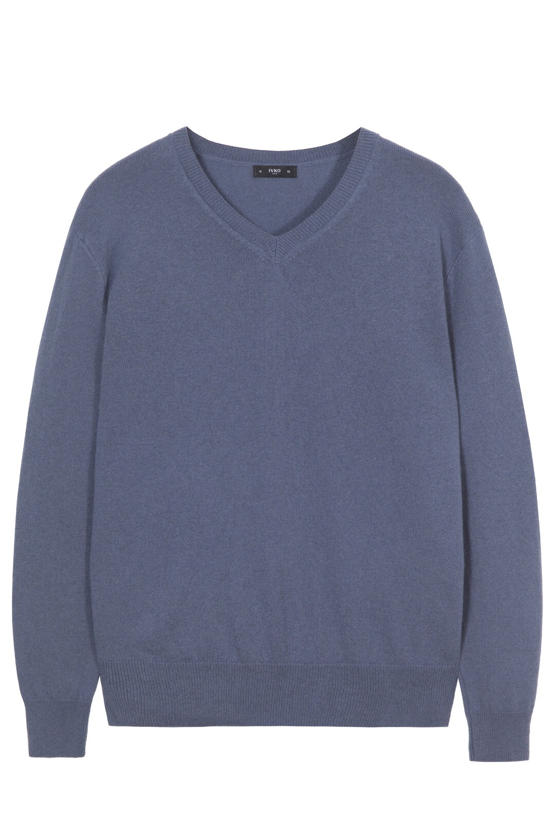 Muški Džemper od mešavine Kašmira sa V-Izrezom