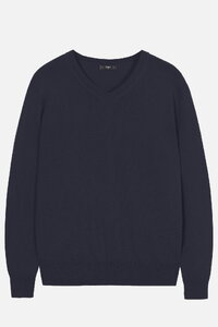 Muški Džemper od mešavine Kašmira sa V-Izrezom