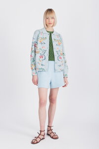 Jacket with Embroidery, Floral Pattern