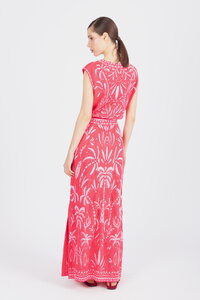 Jacquard Dress, Urban Botanic Pattern