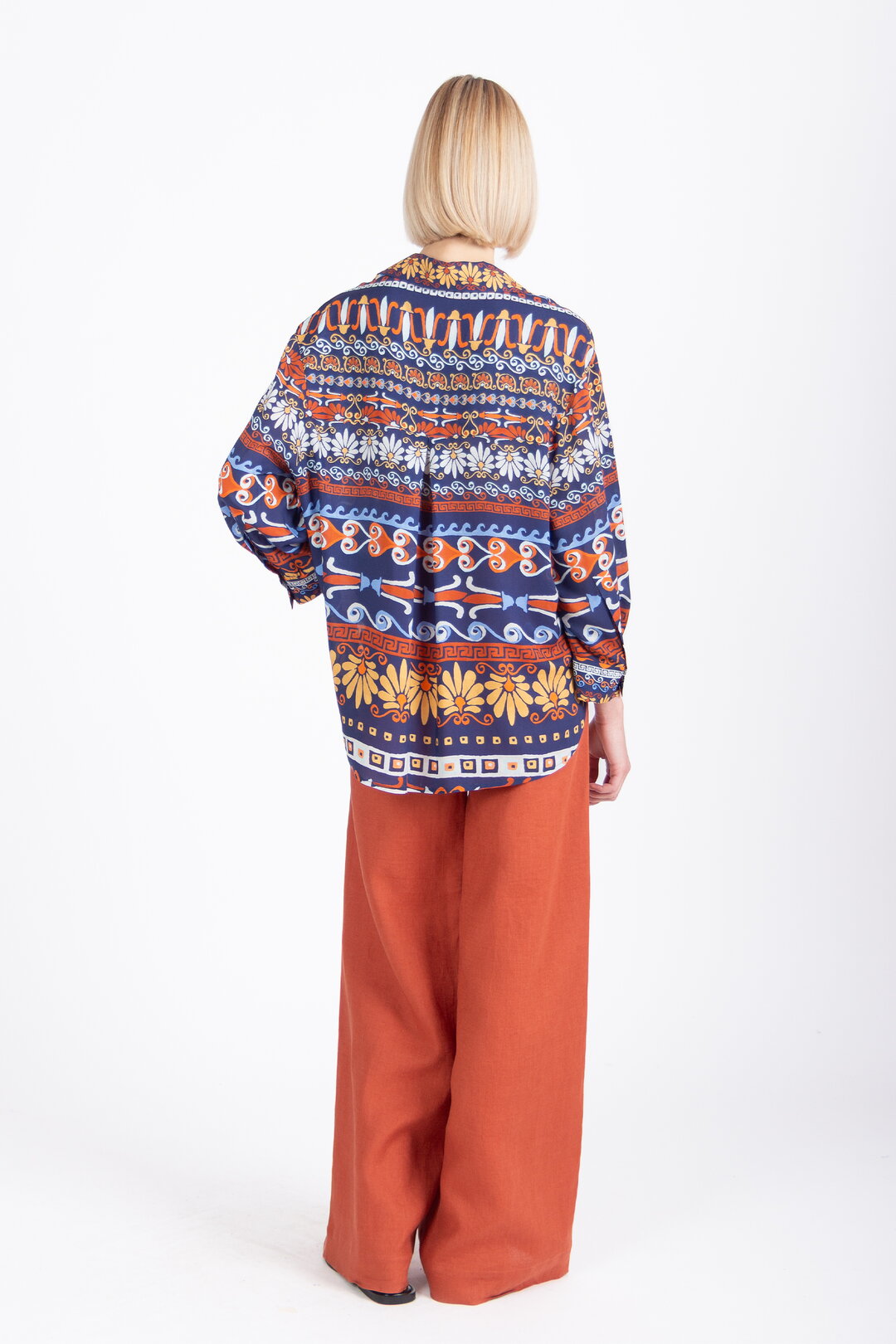 Printed Shirt, Mediterranean Pattern