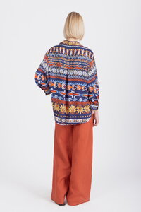 Printed Shirt, Mediterranean Pattern