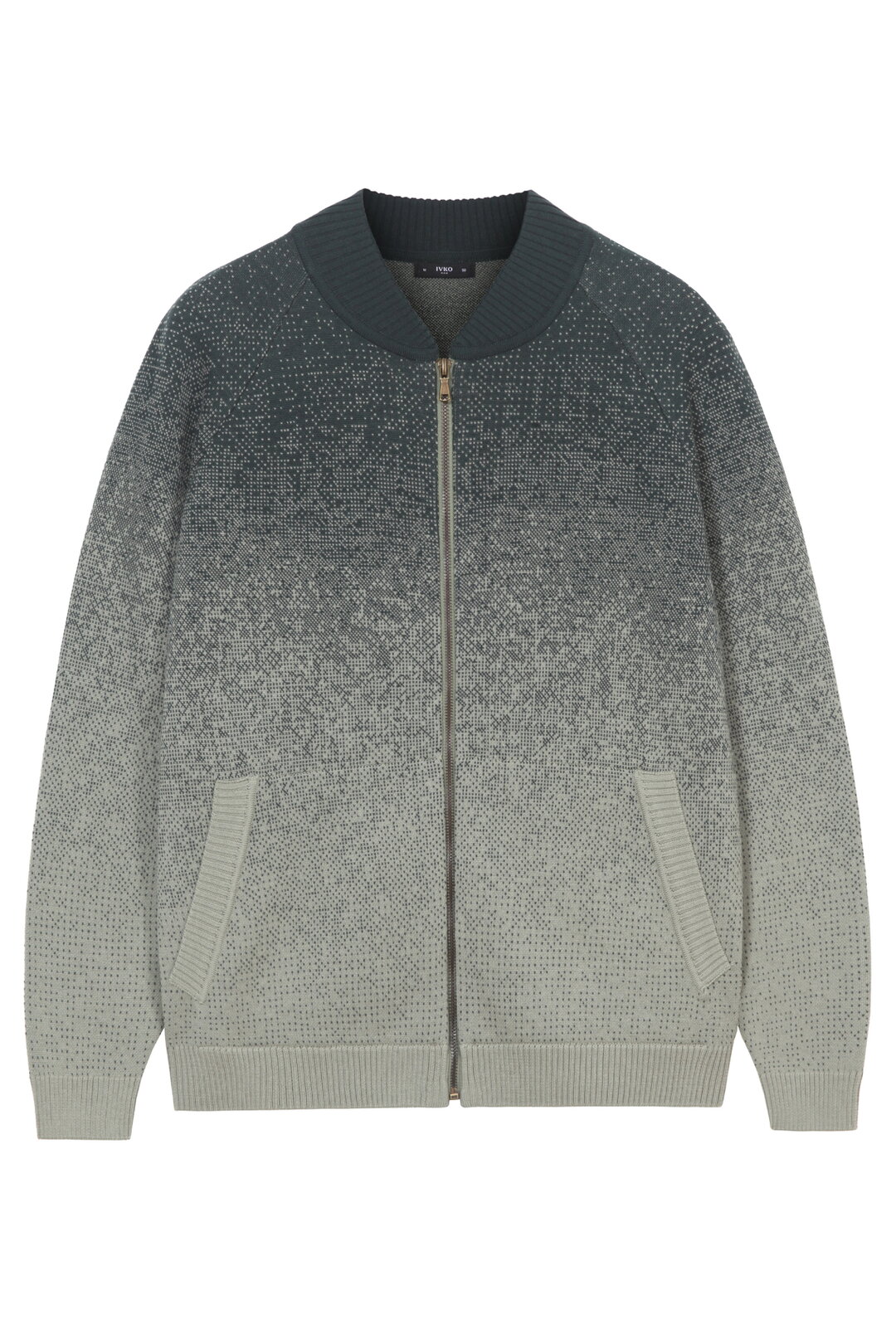 Jacke mit Reißverschluss, Murmurationsmuster