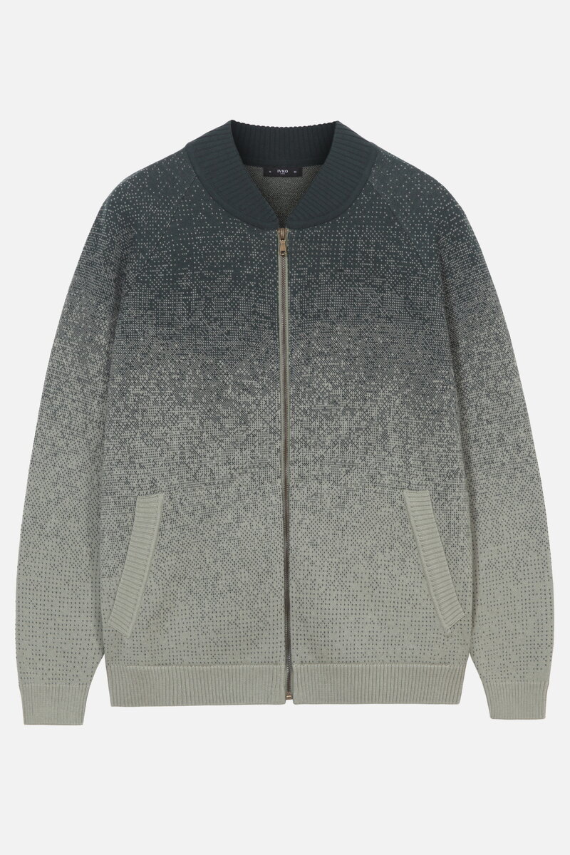 Jacke mit Reißverschluss, Murmurationsmuster