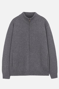 Zip Jacket, O-Neck
