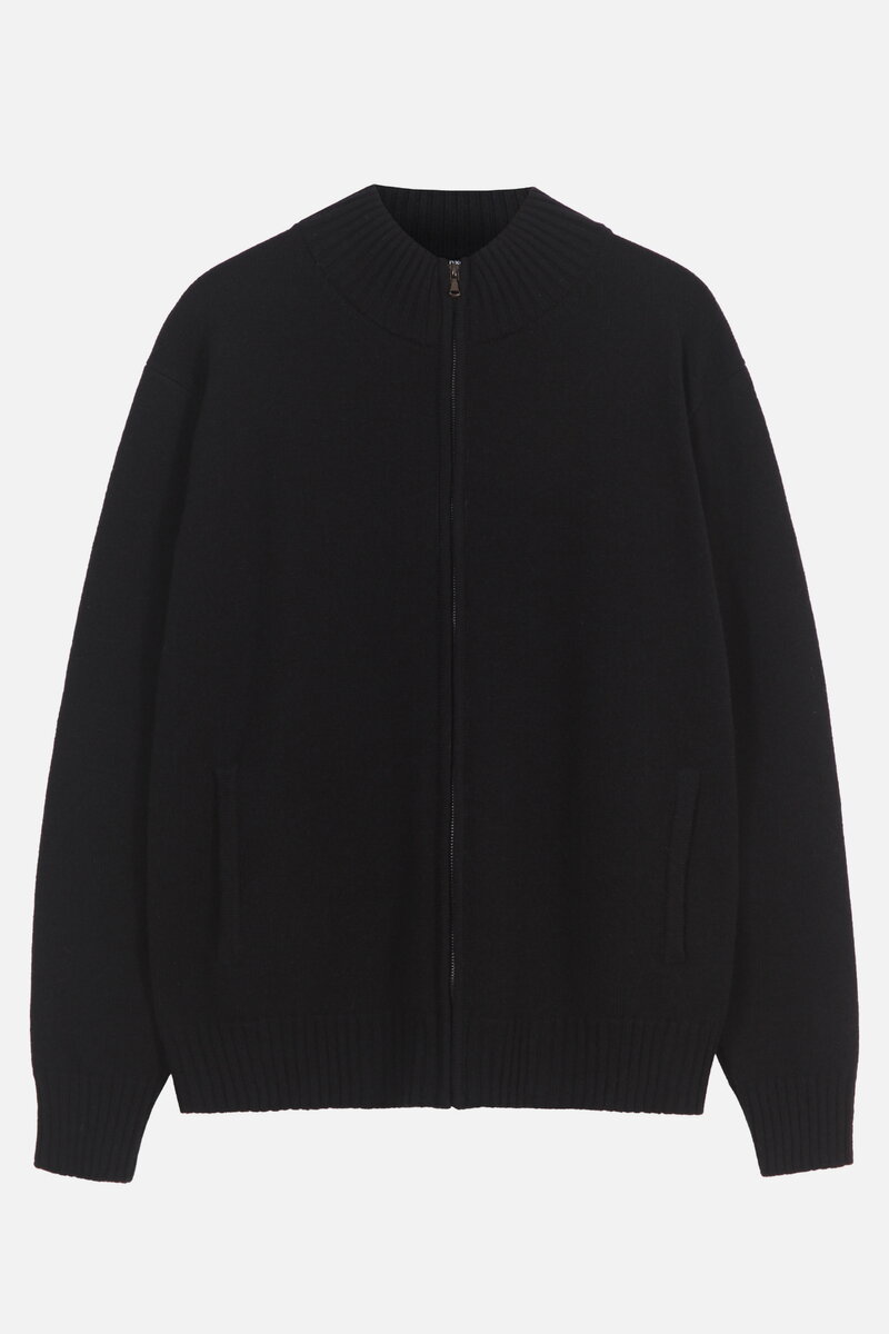 Zip Jacket, O-Neck