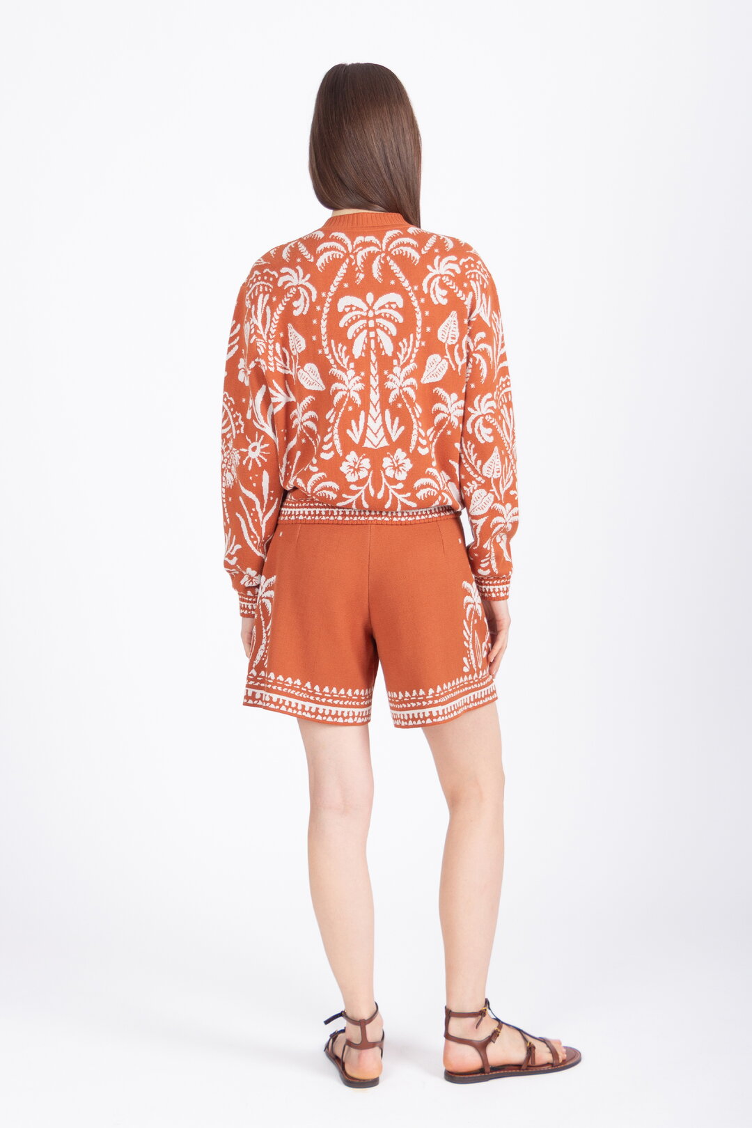 Žakardna Bomber Jakna, Urban Botanik Motiv