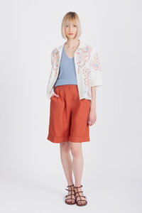 Jacket with Embroidery, Ornament Pattern