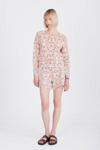 Jacket with Pockets, Ornament Pattern