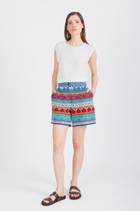 Jacquard Shorts, Mediterranean Pattern