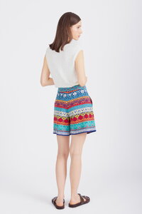 Jacquard Shorts, Mediterranean Pattern