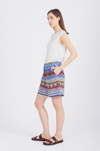 Jacquard Shorts, Mediterranean Pattern