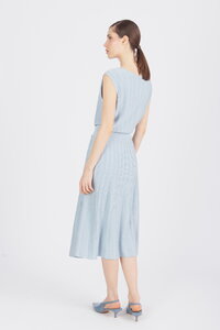 Sleeveless Dress, Floral Pattern