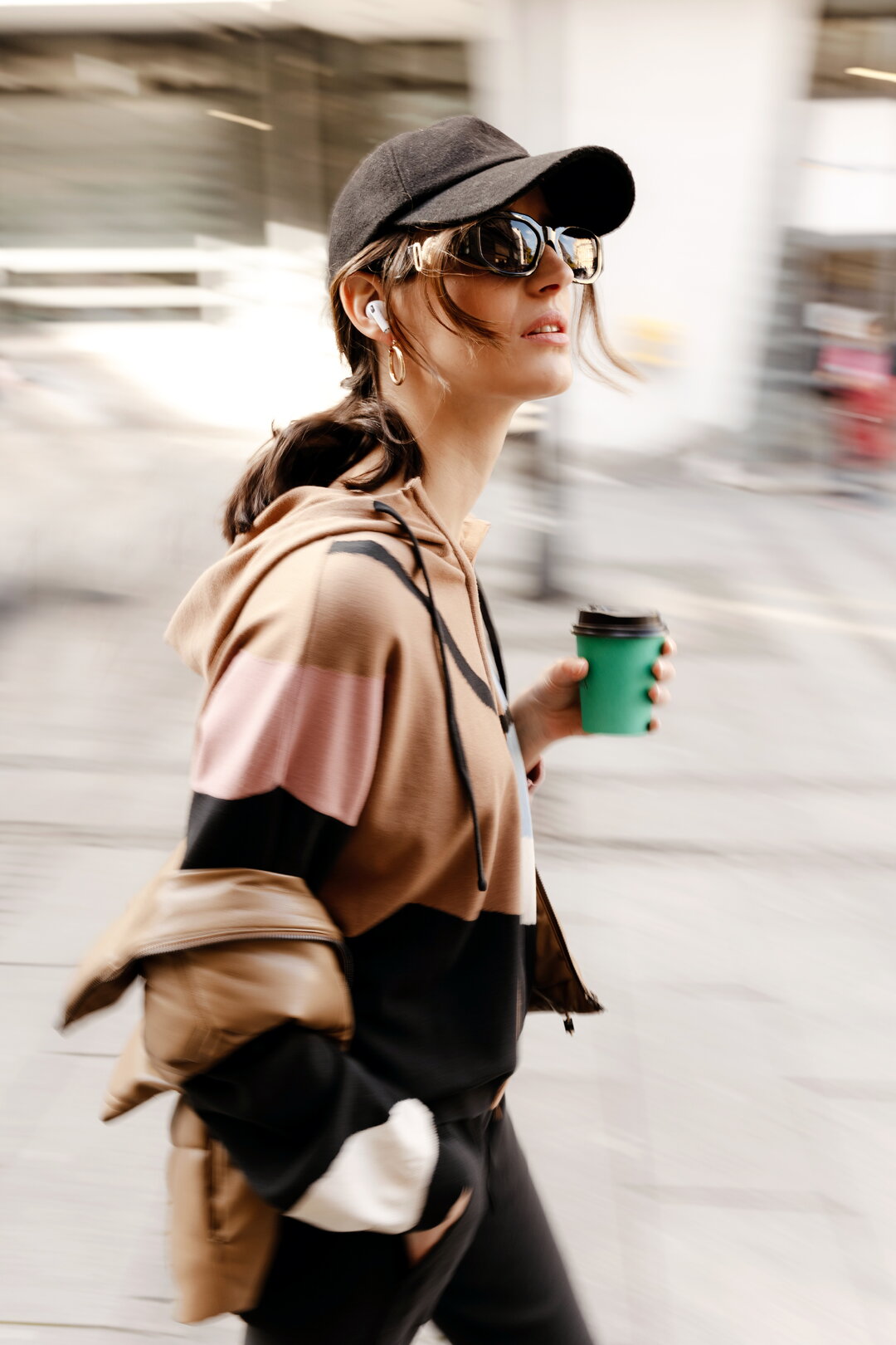 Knitted Jacket with Intarsia