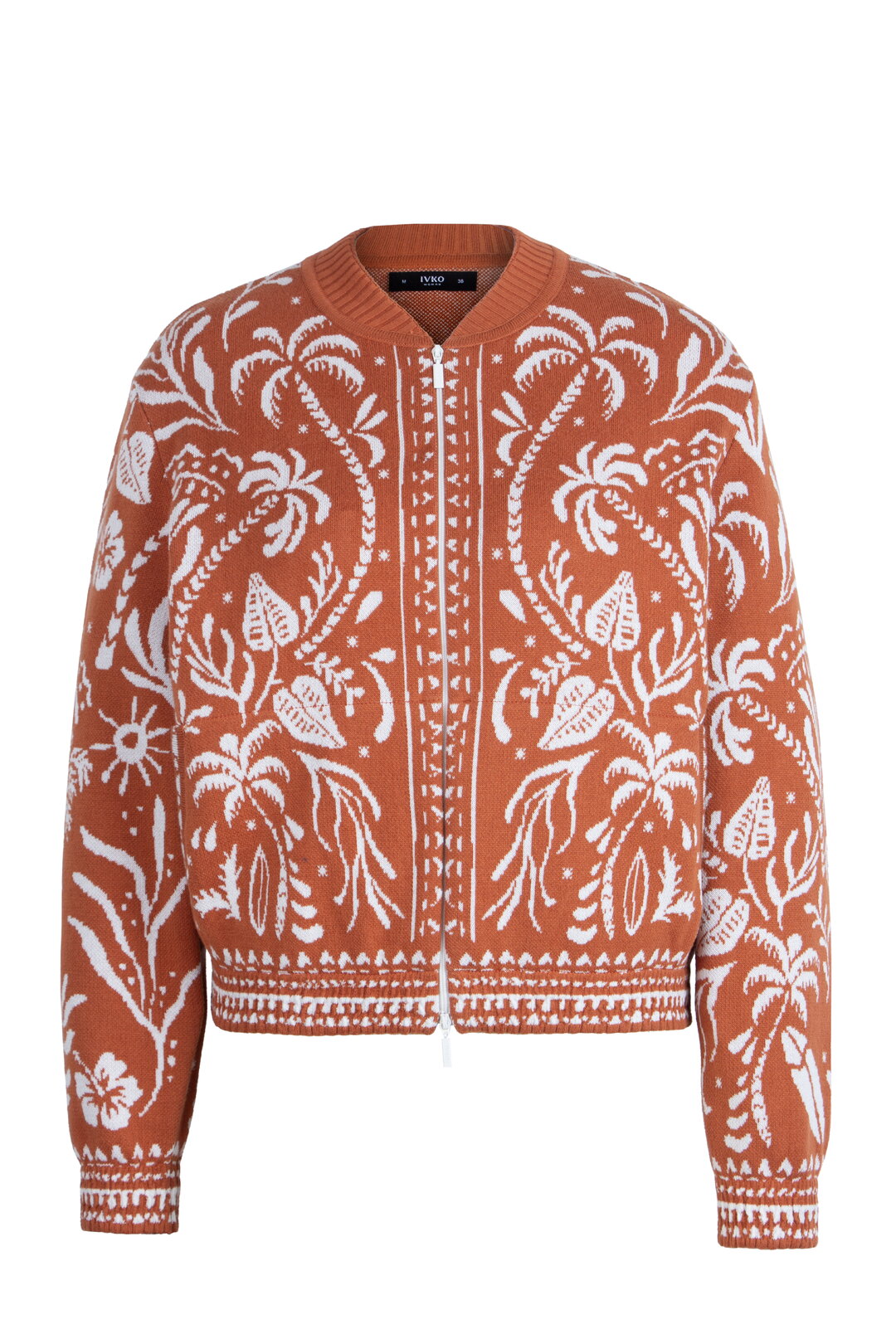 Žakardna Bomber Jakna, Urban Botanik Motiv